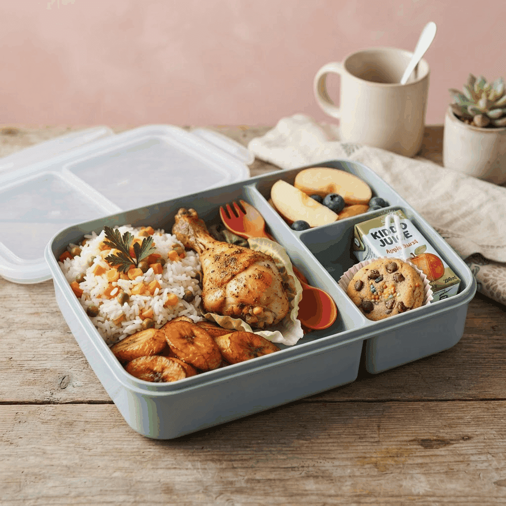 A fresh TasteHaven school lunch pack